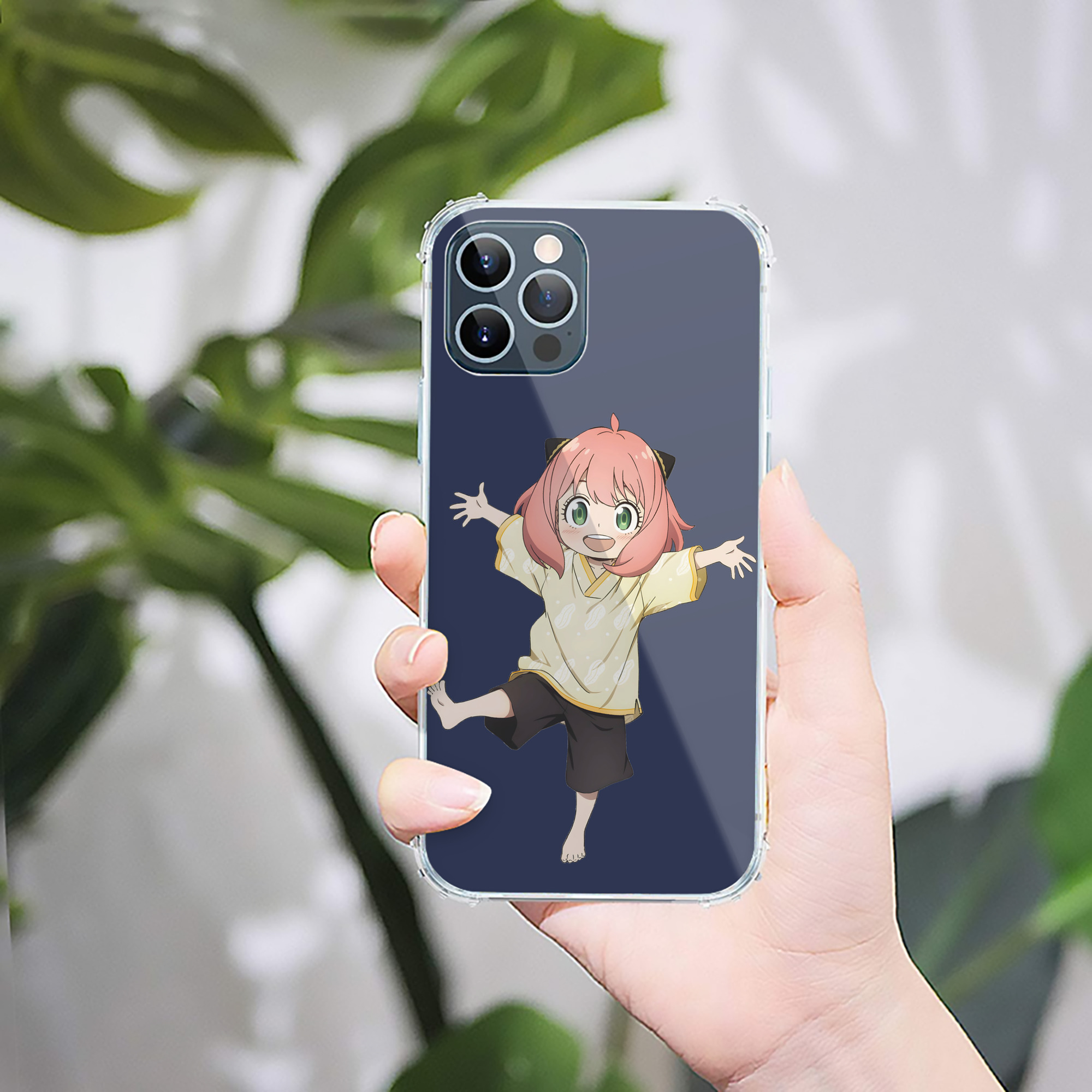 （画像用） SPY×FAMILY间谍家家酒 【iPhone 12シリーズ対応】透明スマホケース（クリアソフトケース）